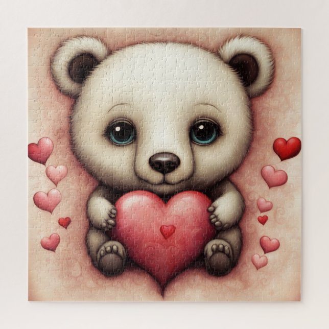 Puzzle Oso de amor 2 (Vertical)