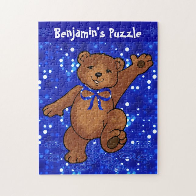 Puzzle Oso de peluche del baile (Vertical)