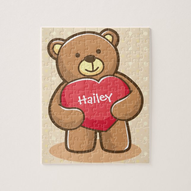 Puzzle Oso de peluche grande del amor 8x10 (Vertical)