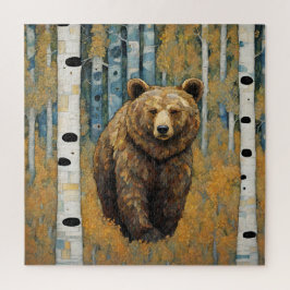 Puzzle Oso negro Art Nouveau