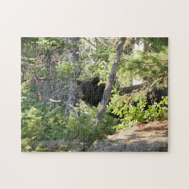 Puzzle Oso negro en Grand Teton (Horizontal)