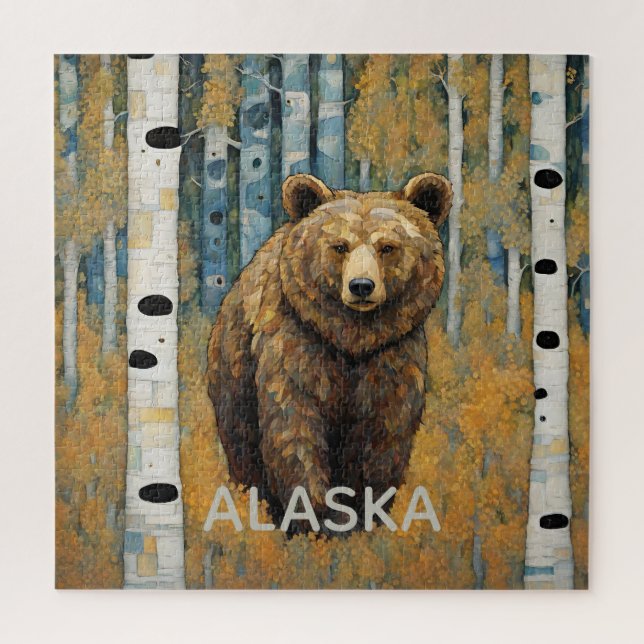 Puzzle Oso pardo de Alaska  (Vertical)
