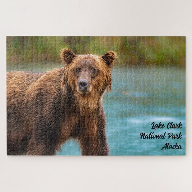 Puzzle Oso Pardo del Parque Nacional Lake Clark (Horizontal)