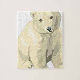 Puzzle Oso Polar Acurrucable