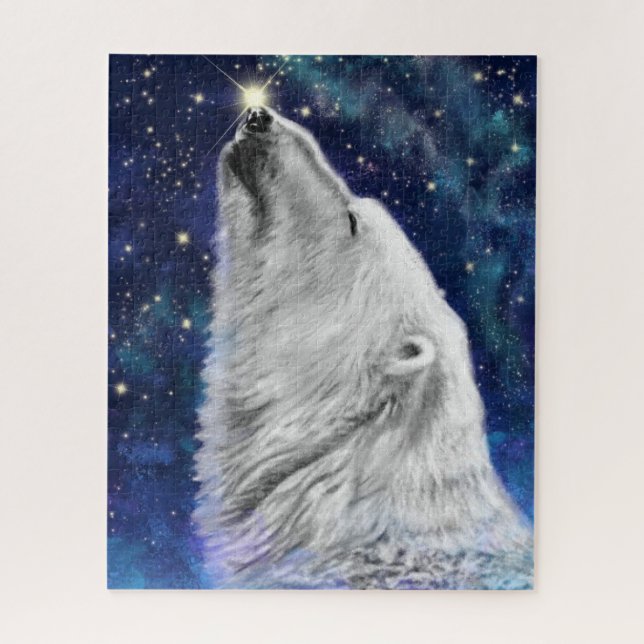 Puzzle Oso polar - Colección de dibujo - (Vertical)