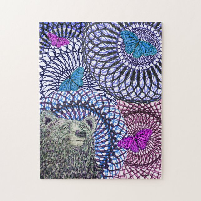 Puzzle Oso valiente (Vertical)
