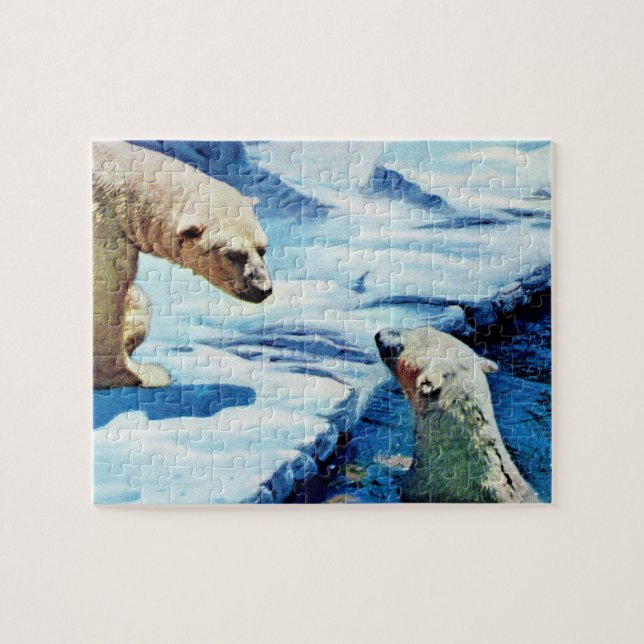 Puzzle osos polares (Horizontal)