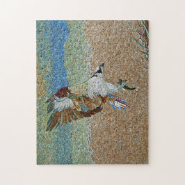 Puzzle Osprey con la impresión del patrón de mosaico de p