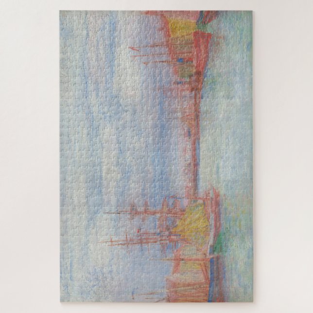 Puzzle Ostend Harbor de James Ensor (1900) (Vertical)