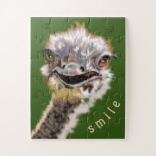 Puzzle Ostrich feliz