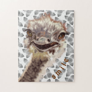 Puzzle Ostrich feliz - Sonríe -