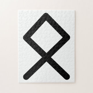 Puzzle OTHALA Rune Nórdica (Herencia, Ascendencia) | Fuþa