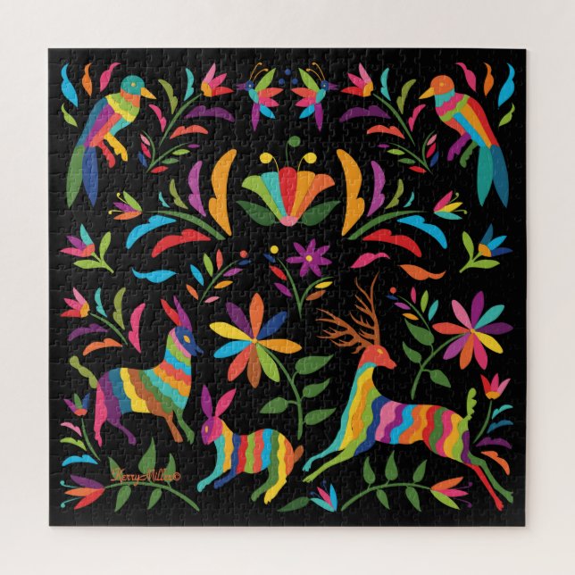 Puzzle Otomi mexicano (Vertical)