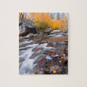 Puzzle Otoño a lo largo de Bishop Creek, CA