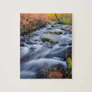 Puzzle Otoño a lo largo de Lundy Creek, California