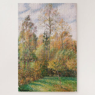 Puzzle Otoño, Álamos, Eragny de Camille Pissarro