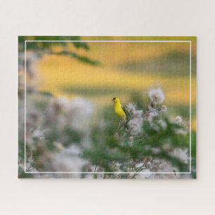 Puzzle Otoño De Goldfinch Y Thistle