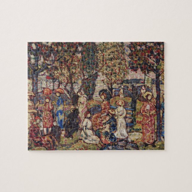 Puzzle Otoño de Maurice Prendergast, Bella Artes de Vinta (Horizontal)