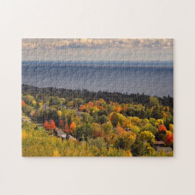 Puzzle Otoño del Lago Superior (Horizontal)