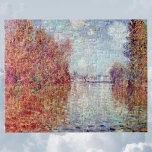 Puzzle Otoño en Argentina por Claude Monet<br><div class="desc">Otoño en Argenteuil (1873) de Claude Monet es una pintura impresionista vintage de arte fino que presenta el Sena con árboles en colores otoñales y Argenteuil a lo lejos. Sobre el artista: Claude Monet (1840-1926) fue fundador del movimiento de pintura impresionista francés, donde la mayoría de sus pinturas eran paisajes...</div>