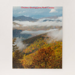 Puzzle Otoño en Carolina del Norte. Felicitaciones de Nav