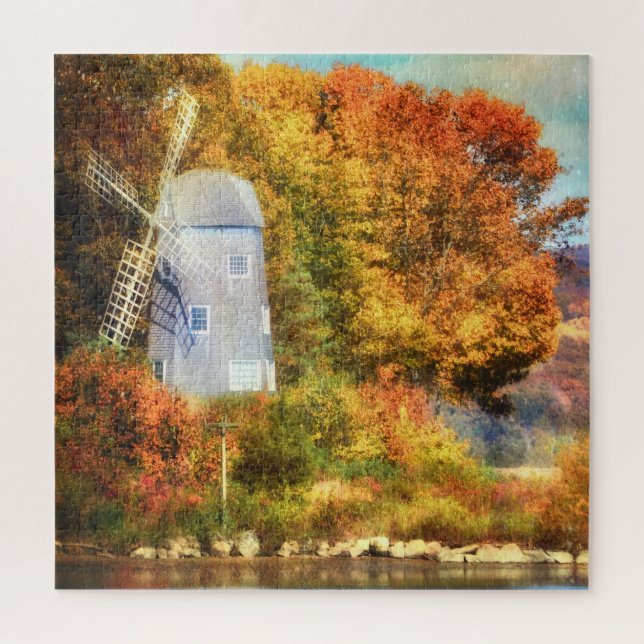 Puzzle Otoño En El Río (Vertical)