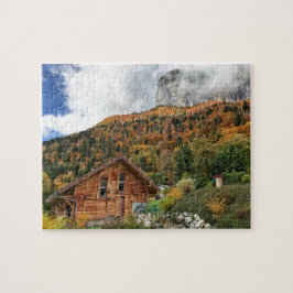 Puzzle Otoño en los Alpes, Alta Saboya, Alpes franceses