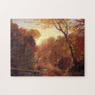 Puzzle Otoño en Norteamérica, Iglesia Frederic Edwin