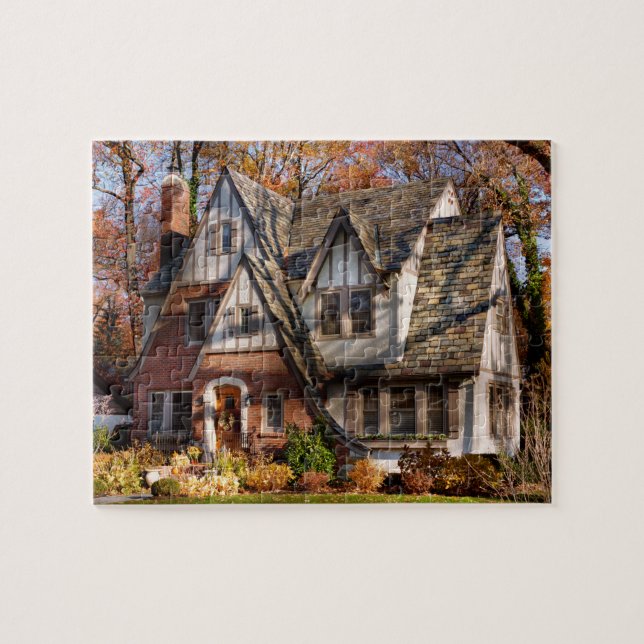 Puzzle Otoño - Hogar de gnomos (Horizontal)