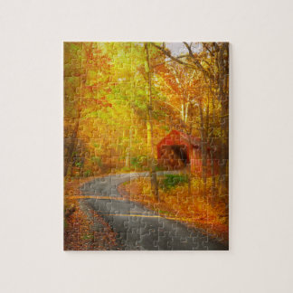 Puzzle Otoño - Justo después de la curva