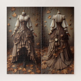 Puzzle Otoño victoriano deja diseño de moda