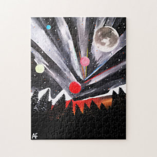 Puzzle Otro mundo Pintura de Alfred Fox