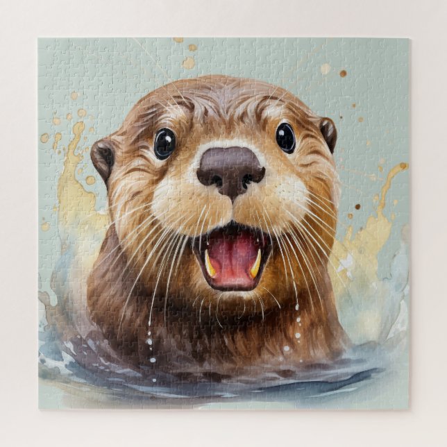 Puzzle Otter (Vertical)