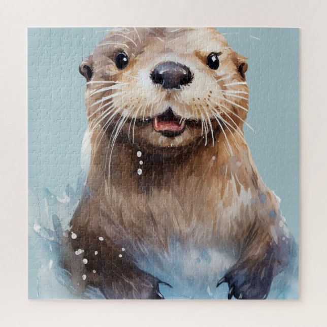 Puzzle Otter (Vertical)