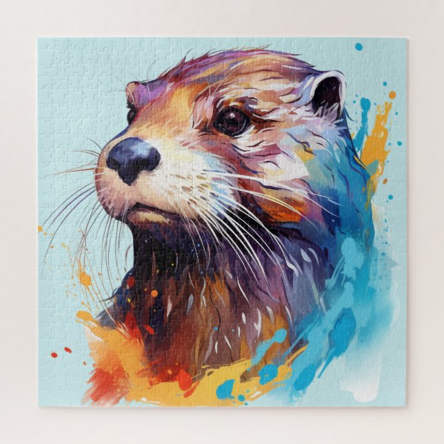 Puzzle Otter (Vertical)