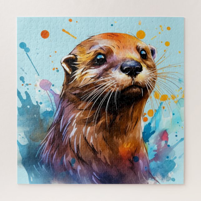 Puzzle Otter (Vertical)