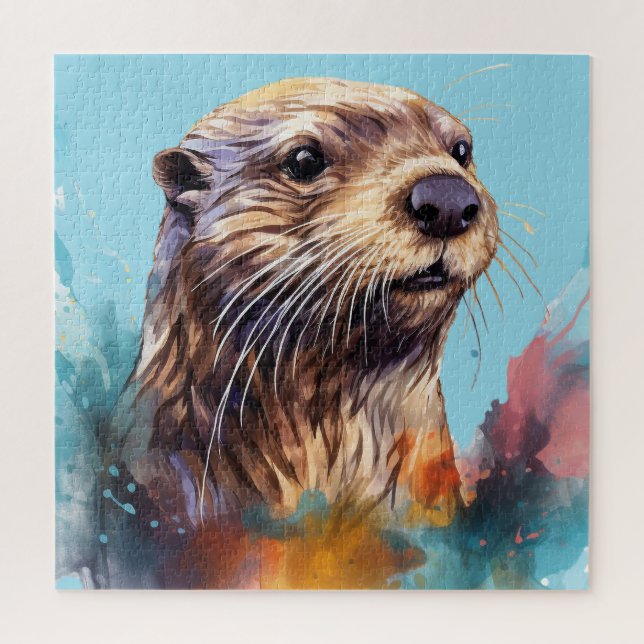 Puzzle Otter (Vertical)