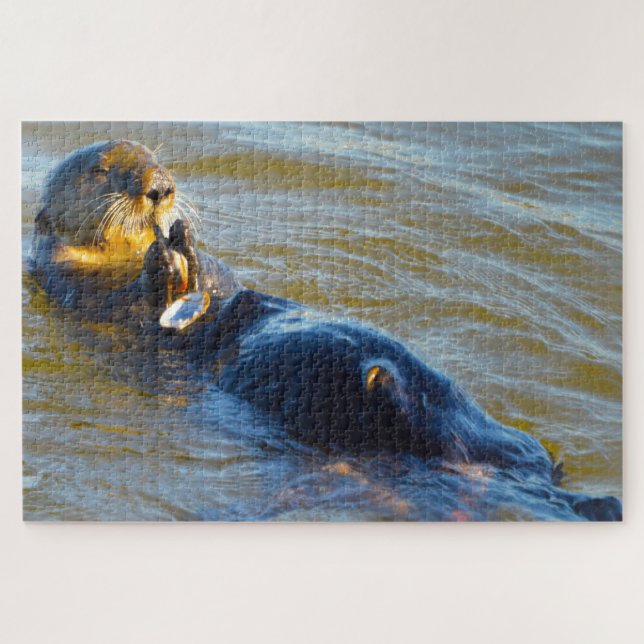 Puzzle Otter marino (Horizontal)