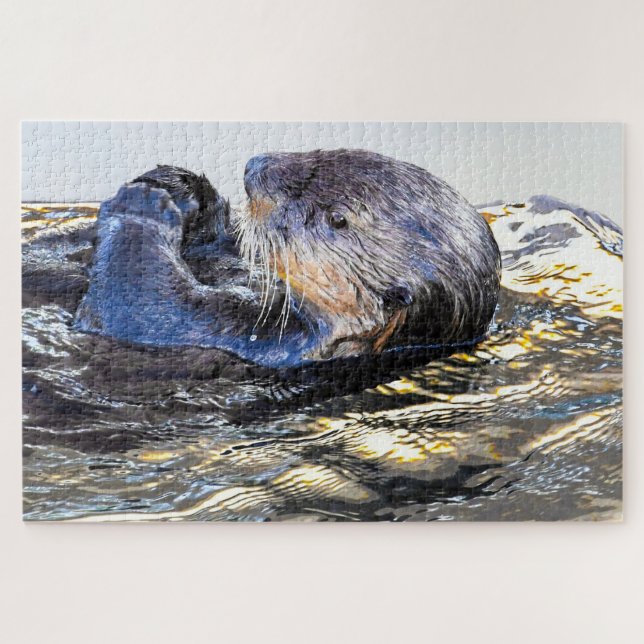 Puzzle Otter marino (Horizontal)