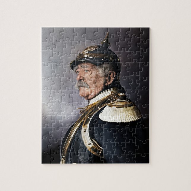 Puzzle Otto von Bismarck 1894 Colorizado (Vertical)