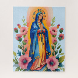 Puzzle Our Lady Guadalupe Mexican Saint Virgin Mary 