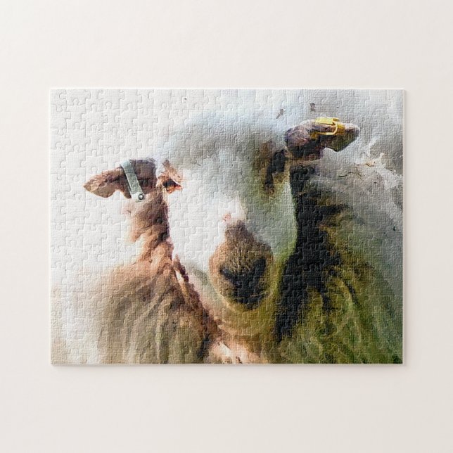 PUZZLE OVEJA ADORABLE (Horizontal)
