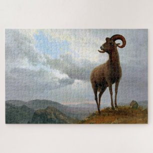 Puzzle Oveja de Bighorn, Albert Bierstadt