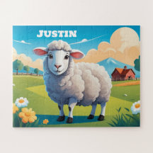 Oveja de la granja - Niños personalizados