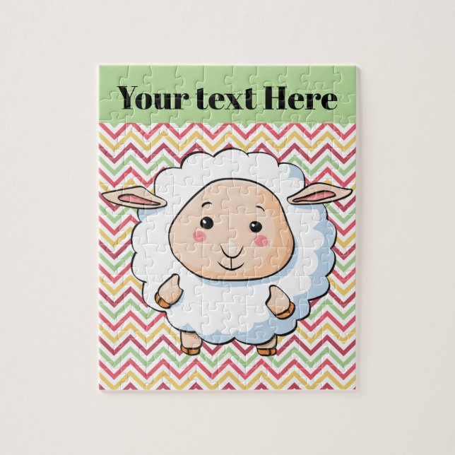 Puzzle Ovejas blancas (Vertical)