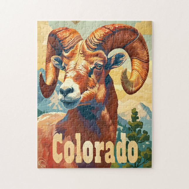 Puzzle Ovejas de Colorado Bighorn (Vertical)