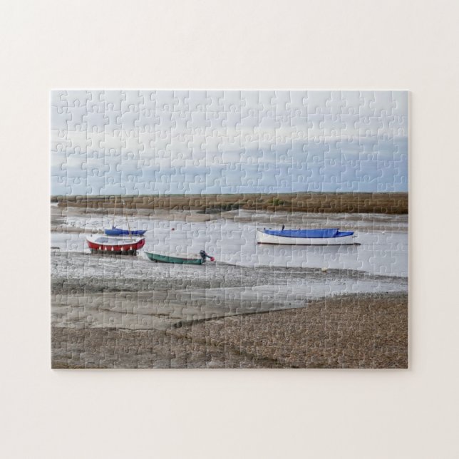 Puzzle Overy Staithe Jigsaw North Norfolk, Gran Bretaña (Horizontal)