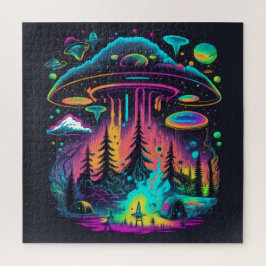Puzzle OVNI Psicodélico Fantasía Art