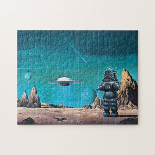 Puzzle OVNI Y Espacio Robots