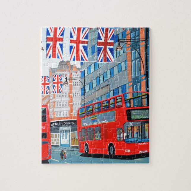 Puzzle Oxford Street - Jubileo del Diamante de la Reina (Vertical)